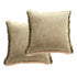 Renee Taylor Franco Cushion Twin Pack 50 x 50 Cms Olive
